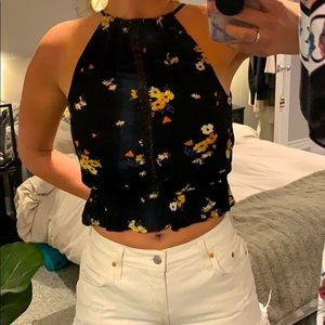 🍋H&M Cropped Floral Tank🍋